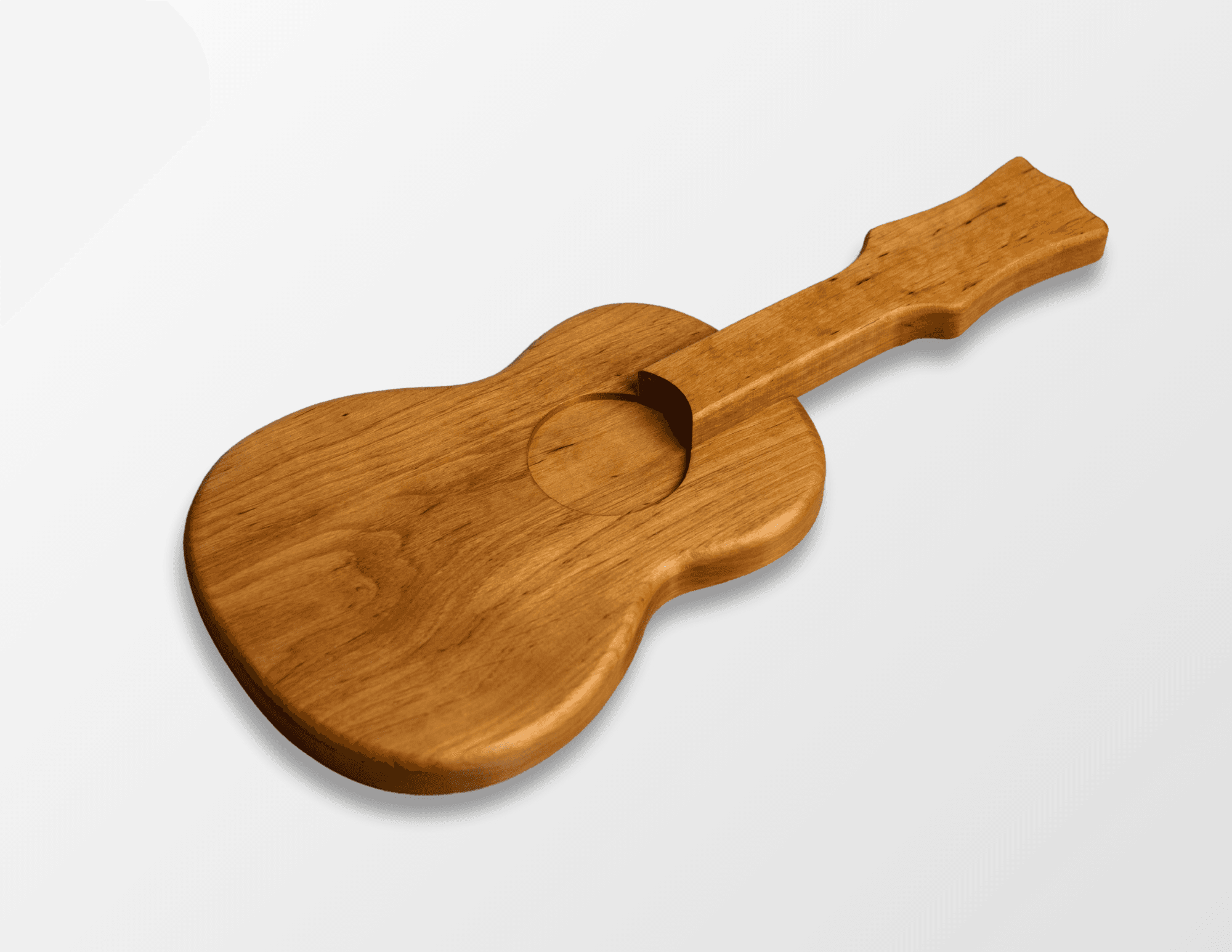 Puidust kitarrikujuline serveerimisalus